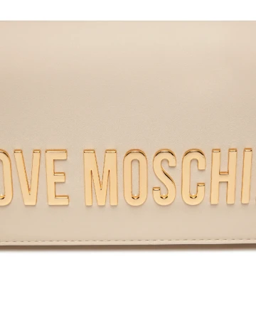Geanta Love Moschino, crem