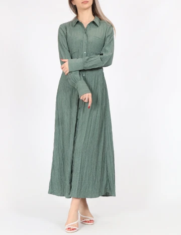 Rochie medie Vero Moda, verde Verde