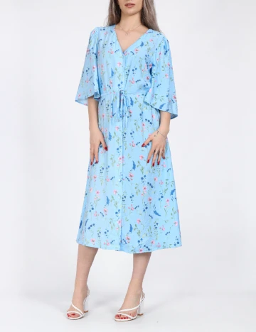 Rochie medie Vero Moda, albastru