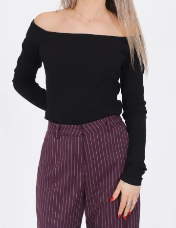 Pantaloni Vero Moda, pruna