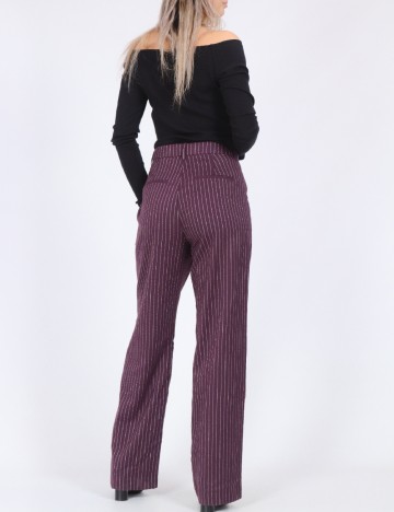 Pantaloni Vero Moda, pruna