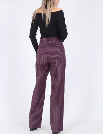 Pantaloni Vero Moda, pruna
