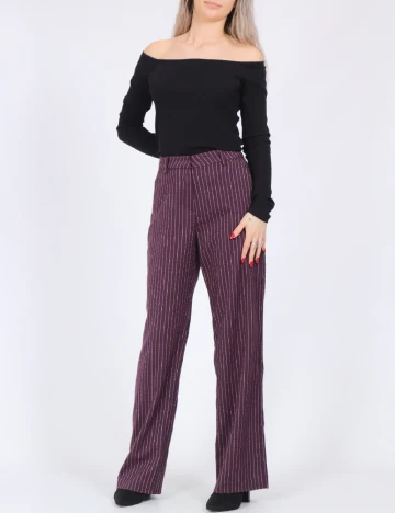 Pantaloni Vero Moda, pruna