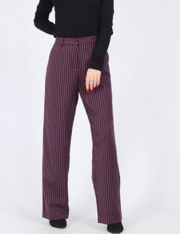 Pantaloni Vero Moda, pruna