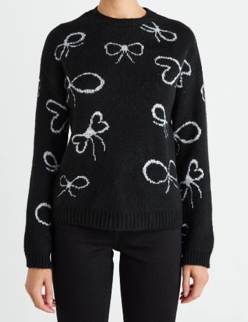 
						Pulover Only, negru
