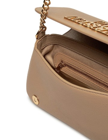 Geanta Love Moschino, crem