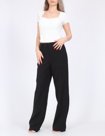 
						Pantaloni Only, negru