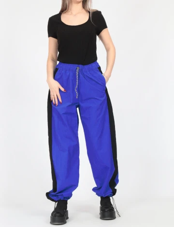 Pantaloni Something New, albastru