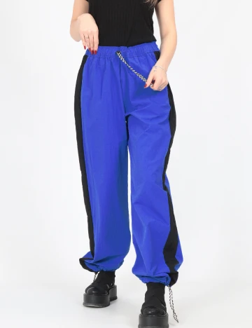 Pantaloni Something New, albastru
