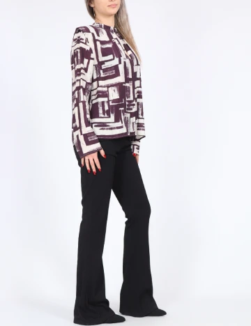Bluza Vero Moda, alb/mov