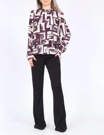 
						Bluza Vero Moda, alb/mov