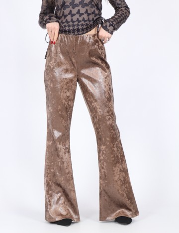 Pantaloni Something New, maro