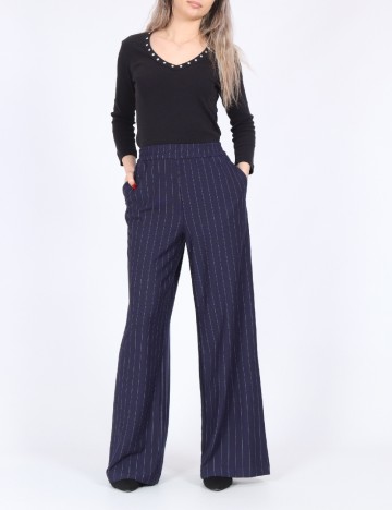 Pantaloni Vero Moda, bleumarin