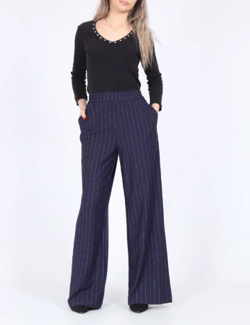 Pantaloni Vero Moda, bleumarin