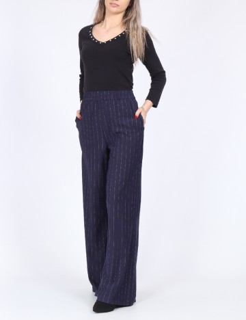 Pantaloni Vero Moda, bleumarin