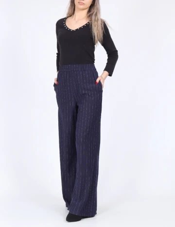 Pantaloni Vero Moda, bleumarin