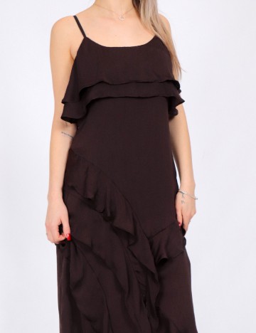 Rochie medie Vero Moda, maro