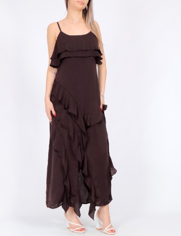 Rochie medie Vero Moda, maro