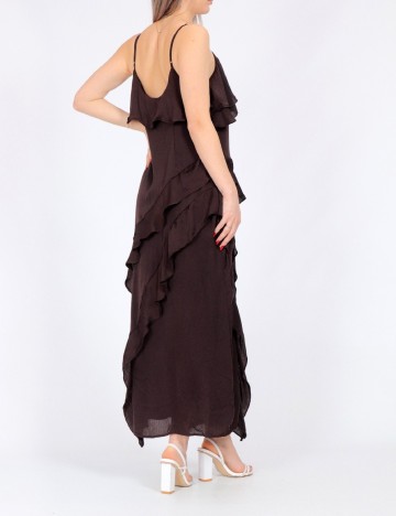 Rochie medie Vero Moda, maro