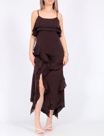 Rochie medie Vero Moda, maro