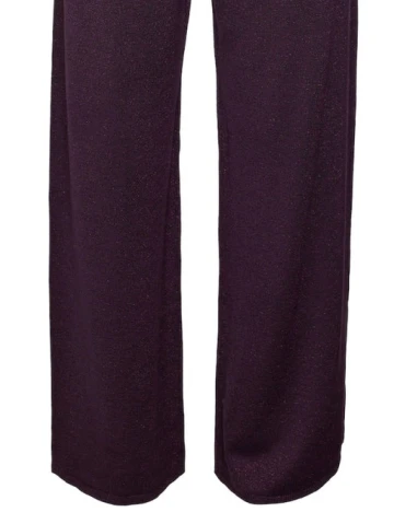 Pantaloni Vero Moda, pruna
