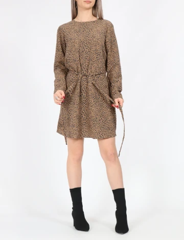 Rochie scurta Vero Moda, maro