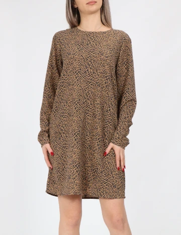Rochie scurta Vero Moda, maro