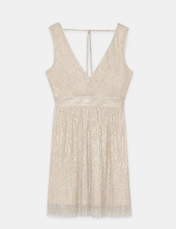 Rochie scurta Mohito, crem
