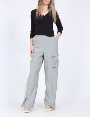 Pantaloni Vero Moda, gri