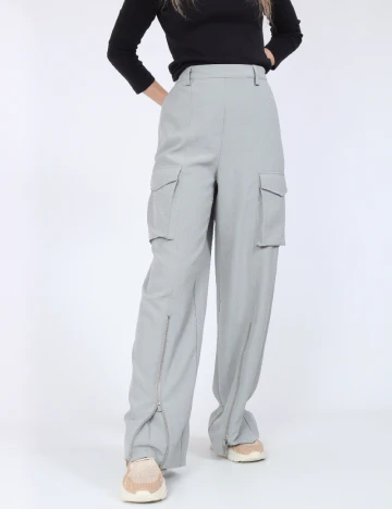 Pantaloni Vero Moda, gri