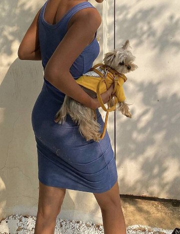Rochie scurta Dazy, albastru