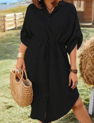 
						Rochie medie SHEIN CURVE, negru