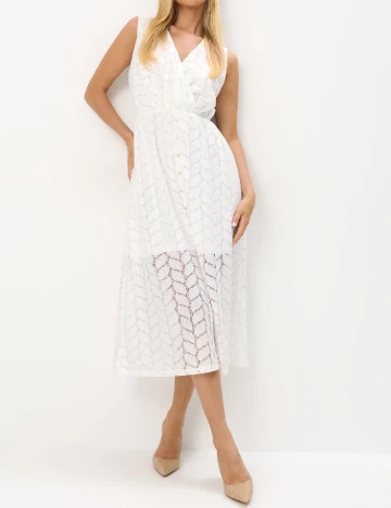 Rochie medie Mohito, alb