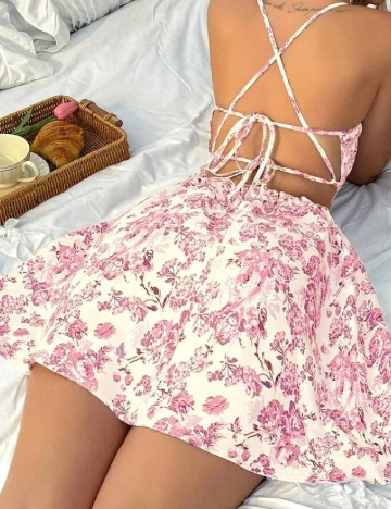 Rochie scurta SHEIN, roz