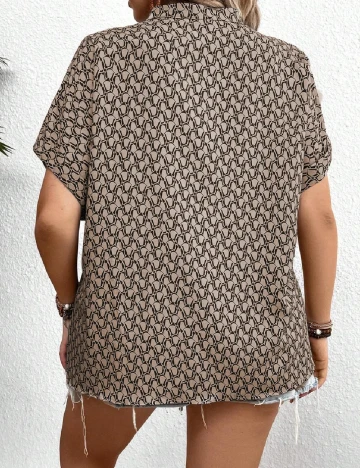 Bluza SHEIN CURVE, maro