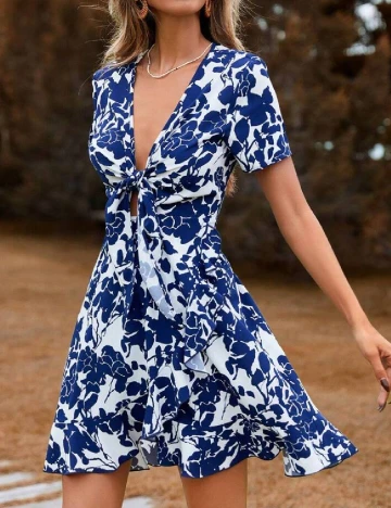 Rochie scurta SHEIN, albastru