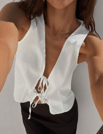 Top SHEIN, alb