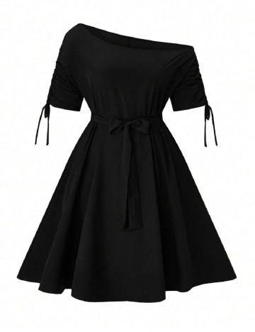 Rochie scurta SHEIN CURVE, negru