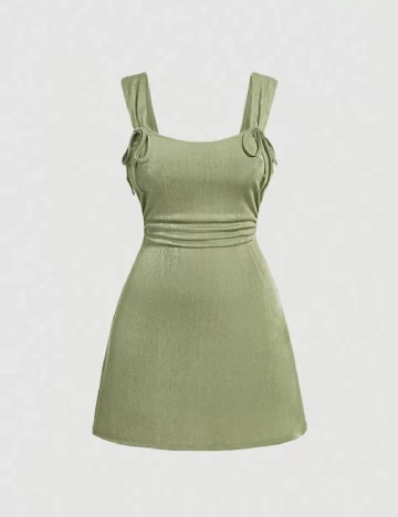 Rochie scurta SHEIN CURVE, verde