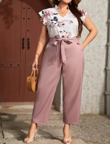 Compleu SHEIN CURVE, roz