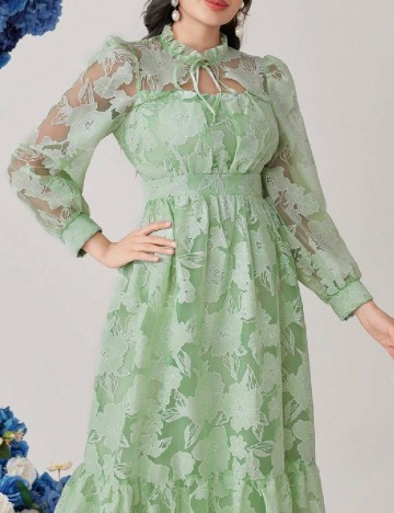 Rochie medie SHEIN, verde