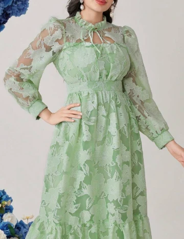 Rochie medie SHEIN, verde