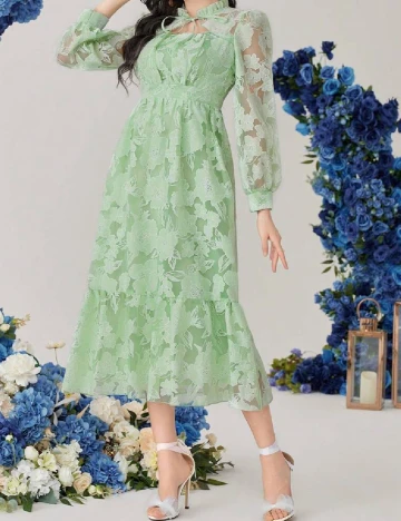 Rochie medie SHEIN, verde