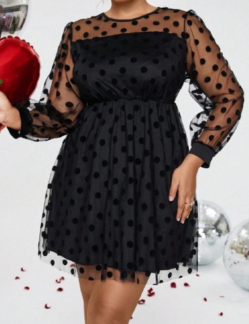 Rochie scurta SHEIN CURVE, negru