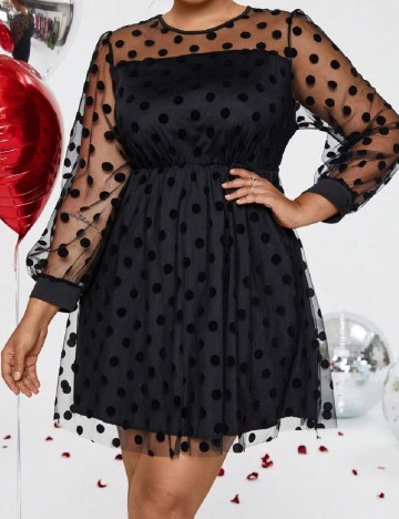 Rochie scurta SHEIN CURVE, negru