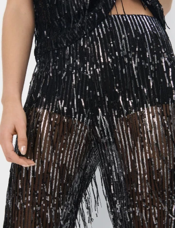 Pantaloni Mohito, negru
