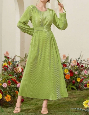 Rochie lunga SHEIN, verde