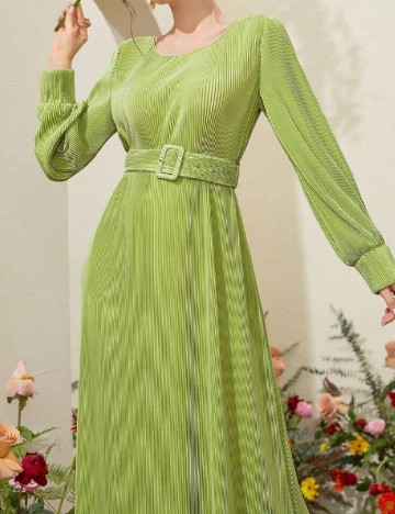 Rochie lunga SHEIN, verde