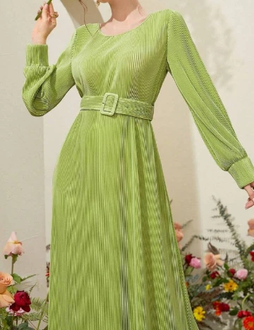 Rochie lunga SHEIN, verde