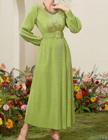 Rochie lunga SHEIN, verde